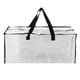 thumbnail image 3 of Bolsas para mudanzas de gran tamaño, impermeables, transparentes, con cremalleras, bolsa de almacenamiento resistente para ahorrar espacio, tipo asa de almacenamiento móvil, 3 of 10