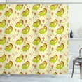 thumbnail image 1 of Ambesonne Dinosaur Shower Curtain, Dinosaur, 69"Wx70"L, Green Yellow, 1 of 3