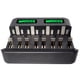 thumbnail image 3 of Matsuzay de AA/AAA de plástico, interfaz USB portátil de 8 ranuras, 1800mA, protección profesional contra cortocircuitos, Baterías de general, 3 of 6