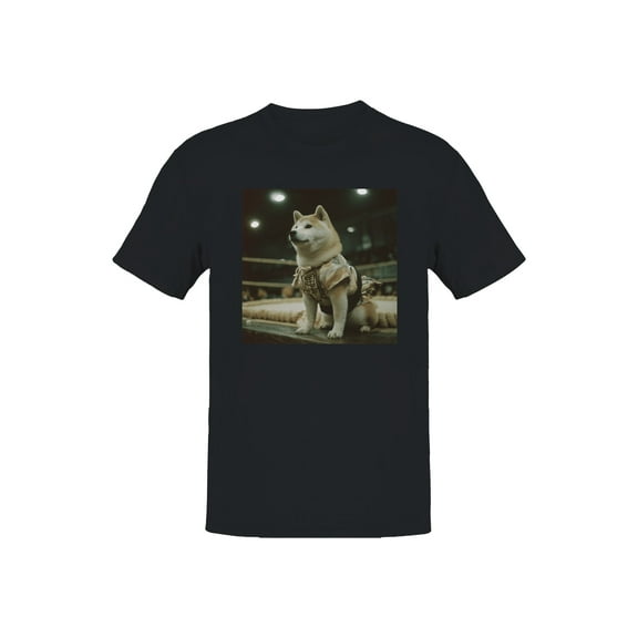 Shiba Inu in Samurai Armor Men's T-shirt