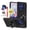 Black, variant on Kryonix for Motorola Moto Edge 2025 6.7‘’ Case with Screen Protector,Wallet with Card Holder [Store 2 Cards] + 360° Magnetic Rotated Ring Kickstand,Heavy Duty Drop Protection Phone Cover,Violet