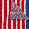 thumbnail image 4 of Lanwood Home Americana summer Knitted Throw Blanket, USA American Flag Oversize Throw, Heartland Map, 4 of 5