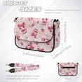 thumbnail image 7 of ZUXONGSY Cow Strawberry Print Shoulder Handbag for Women Waterproof Crossbody Purse PU Leather Satchel with Adjustable Wide Strap for Daily Use Shopping, 7 of 7