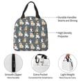 thumbnail image 4 of Gaeub Cartoon Bulldog 1 Print Lunch Bag Lunch Box for Women Men,Reusable Insulated Lunch Bags for Adults,Leakproof Cooler Lunch Tote Bag, Large Capacity for Work Travel Picnic, 4 of 8