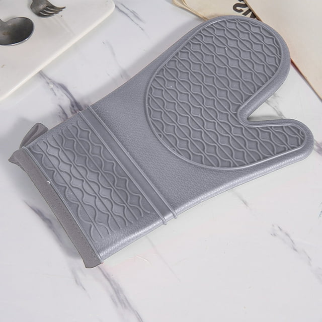 Nsxcdh Silicone Oven Gloves Wave Texture Non Slip Heat Resistant Easy Clean For Baking And Microwave,gloves,home and kitchen,kitchen essentials,work gloves Home Essentials