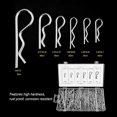 thumbnail image 4 of Assortiment de 150 goupilles fendues R pour tracteur, 6 tailles différentes, avec boîte en plastique, 4 of 4