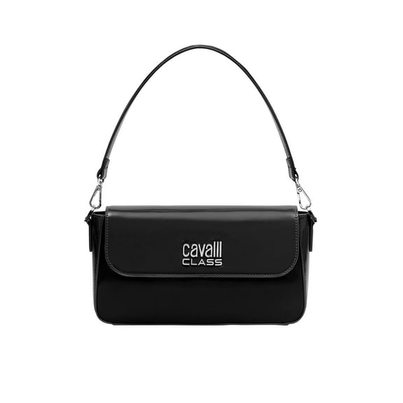 Cavalli Class FIRENZE Black Medium Classic Shoulder Bag for womens