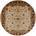 thumbnail image 1 of Ahgly Company Indoor Round Mid-Century Modern SaddleBrown Oriental Area Rugs, 5' Round, 1 of 6