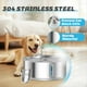 thumbnail image 4 of Fuente de agua para gatos de acero inoxidable de gran capacidad de 8 l, dispensador de agua para mascotas con filtro, bebedero para perros y gatos., 4 of 7