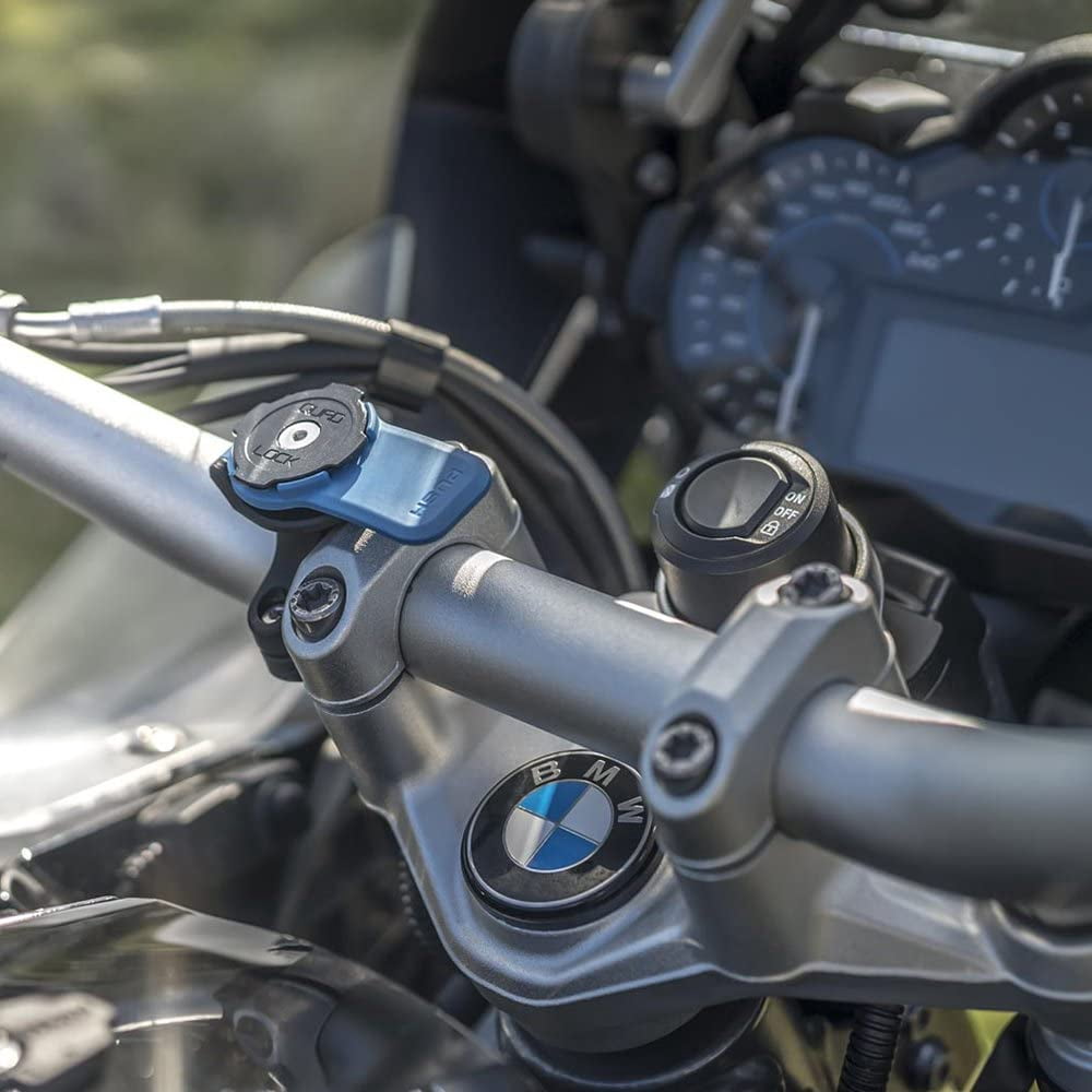 Quad Lock Motorcycle Handlebar Mount for iPhone, Samsung Galaxy and Pixel Smartphone