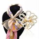 thumbnail image 1 of Moda flor bufanda hebilla boda broche titular bufanda joyería moda delicada, 1 of 5