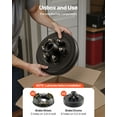 thumbnail image 4 of VEVOR Electric Trailer Brake Assembly, 12 x 2 Inch, 1 Pair Self-Adjusting Electric Brakes Kit for 6000 lbs Trailer Axle, Backing Plates for Braking System Part Replacement, 4 of 9