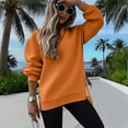 thumbnail image 4 of Akafmk Womens Long Sleeve Maternity Tops,Womens Maternity Solid Color Long Sleeve Crew Neck Full Zip Casual Pullover Hoodie Pregnancy Pregnant Tops, 4 of 4