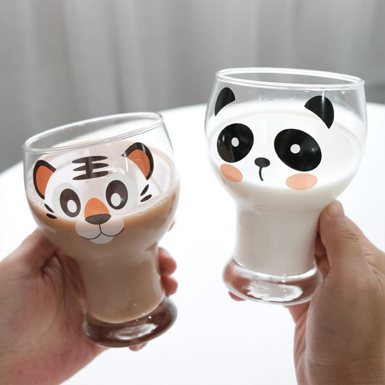 Cute Panda Creative Glass Drinking Cup