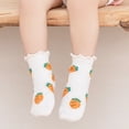 thumbnail image 4 of Laklulu Primavera Verano Bebé niña Calcetines transpirables para bebé Calcetines de punto con brida Calcetines para bebé Niñas Calcetines de tubo medio, 4 of 5