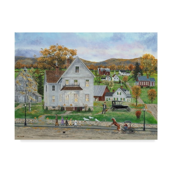 Trademark Fine Art 'Ghostly Arrival' Canvas Art by Bob Fair