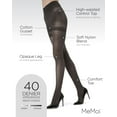 thumbnail image 3 of MeMoi Perfectly Opaque Shaper Tights - Womens - Female, Q1/Q2, Charcoal, 3 of 12