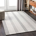 thumbnail image 2 of Surya Tartan TAR-2300 96x120" Rectangle Wool Rug in Light Gray/Medium Gray, 2 of 7