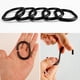 thumbnail image 4 of 36 paquetes de anillos para cortina de ducha, ganchos negros para cortina de ducha, anillos de riel para cortina de baño de plástico en forma de C, 4 of 4