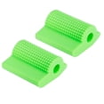 thumbnail image 1 of Unique Bargains 2pcs Universal Green Gear Shift Shifter Case Boot Protector Cover Rubber Pad Anti Slip for Motorcycle Square Style, 1 of 5