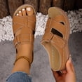 thumbnail image 2 of Womens Slides Sandals with Plantar Fasciitis Arch Support,Dressy Summer Outdoor Beach Walking Shoes Ladies Lightweight Orthotic Slip on Sandals Open Toe Slippers for Women, 2 of 9