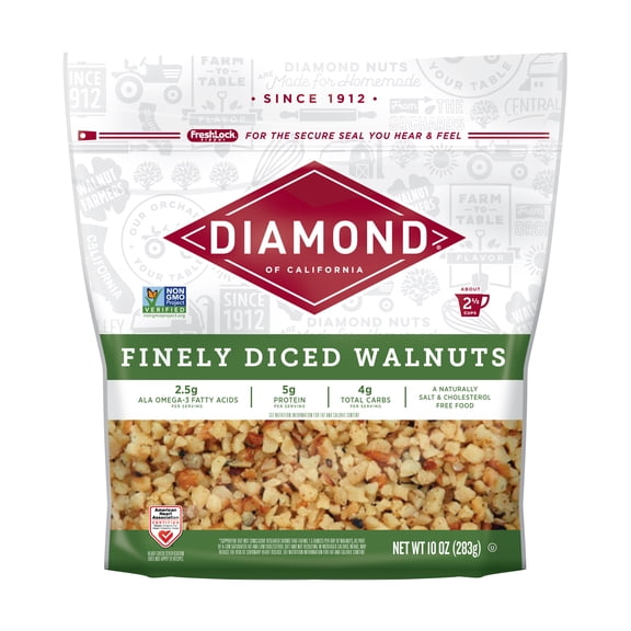 Diamond of California Finely Diced Walnuts, 10oz