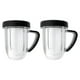 thumbnail image 1 of Replacement 30 Ounce Cup Jar, Compatible for Nutribullet, 2 Pack, 1 of 5