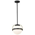 thumbnail image 6 of 60/7773-Nuvo Lighting-Lakeshore - 1 Light Small Pendant-8.88 Inches Tall and 10 Inches Wide-Matte Black Finish    -Traditional Installation, 6 of 14