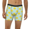 thumbnail image 2 of Men'S Boxer Briefs, Cute Lemon Bubble Soft And Breathable Mens Underwear Boxer Briefs With Widen Waist, 2 of 2
