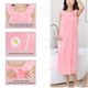 thumbnail image 4 of Fashion Flower Embroidered Bathrobe Multipurpose Wearable Bath Towel for Home Bathroom, 4 of 5