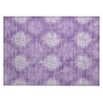 thumbnail image 2 of Addison Rugs Chantille Indoor/Outdoor Transitional Ikat Plum Washable Rectangle Rug, 1'8" x 2'6", 2 of 6