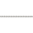 thumbnail image 3 of 925 Sterling Silver 3mm Beaded Chain 16 Inch, 3 of 5