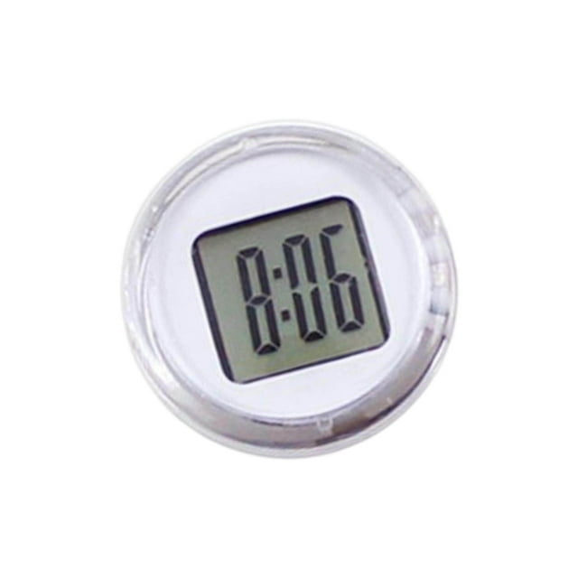 Motorcycle Clock Motorcycle Handlebar Clock Sticky on Motorbike Handlebar Watch for SUV Auto White