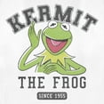 thumbnail image 2 of Women's The Muppets Kermit 1955 Collegiate  Graphic Tee White X Large, 2 of 4