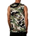 thumbnail image 4 of Yifymode Men's Tank Tops Crewneck Trendy Print Casual Sleeveless Shirts Breathable Sport Outdoor Beach Basic Tank Tops, 4 of 4
