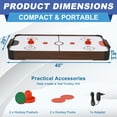 thumbnail image 4 of RayChee 40in Air Hockey Table, Portable Tabletop Air Hockey Arcade Table for Kids and Adult, Indoor Electric Game Table w/ 2 Pucks, 2 Pushers, Powerful Motor, 4 of 8