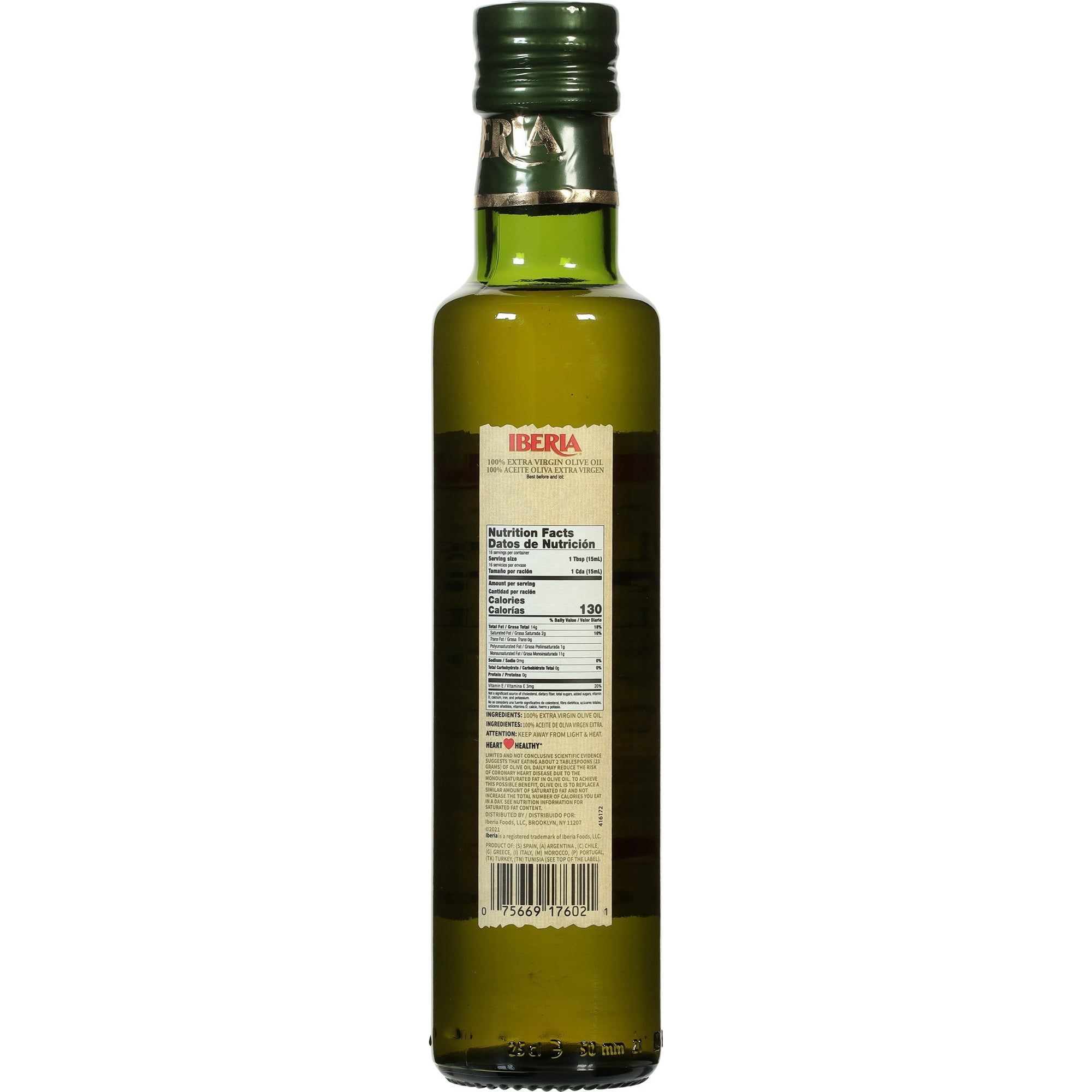 Pack of 12, Iberia Extra Virgin Olive Oil, 8.5 oz