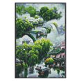 thumbnail image 2 of Cuadros Decorativos Bordado completo Hilo de algodón ecológico 11CT Kit de punto de cruz impreso de verano (DX1363) Wdftyju de costura negro 4 estilos, 2 of 9