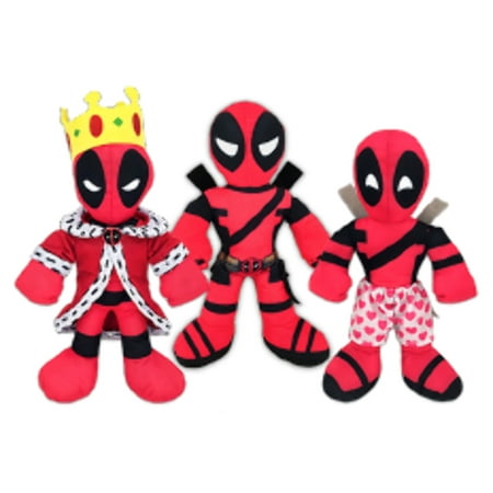 Random Marvel Avengers - Deadpool Underpants OR King 14" Soft Doll Toys
