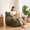Green, variant on Bean Bag Chair with Armrests - Oversized Comfy Beige Beanbag Lounge Lazy Floor Sofa Chair for Living Room, Bedroom & Dorm,Comfy Corduroy Sofa Chair,Pink