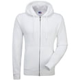 thumbnail image 4 of Russell - Sudadera con cremallera y capucha Modelo Authentic hombre/caballero -Deporte/Gimnasio/Running (Blanco), 4 of 5