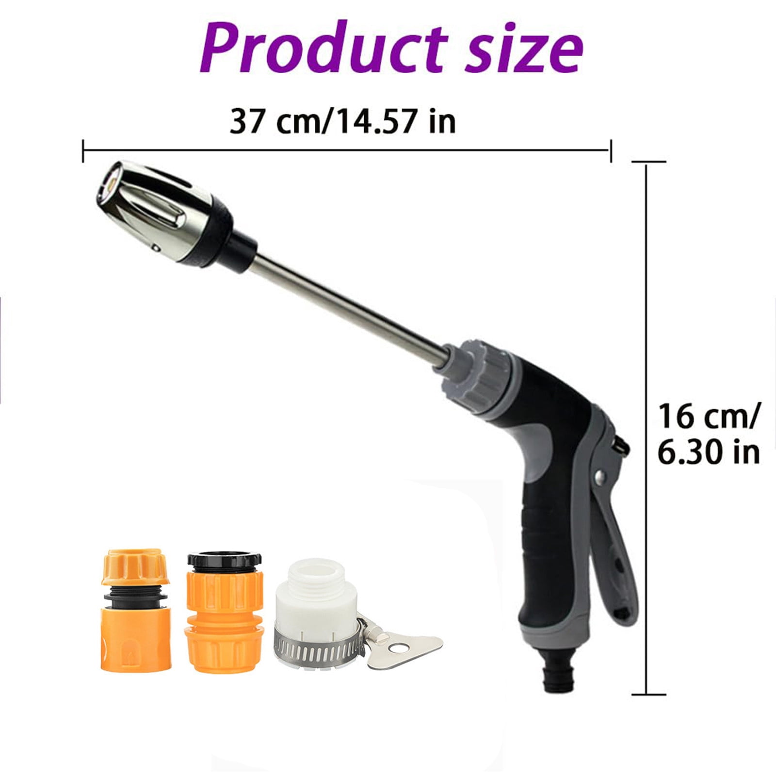 Hose Hawk Pro Compact Pressure Washer, Foam Pot & Rotating Nozzle, Eliminates Bulky Electric Washers for Yard, Garage & Auto