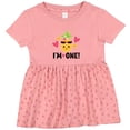 thumbnail image 3 of Inktastic First Birthday Hawaiian Pineapple Girls Baby Dress, 3 of 5