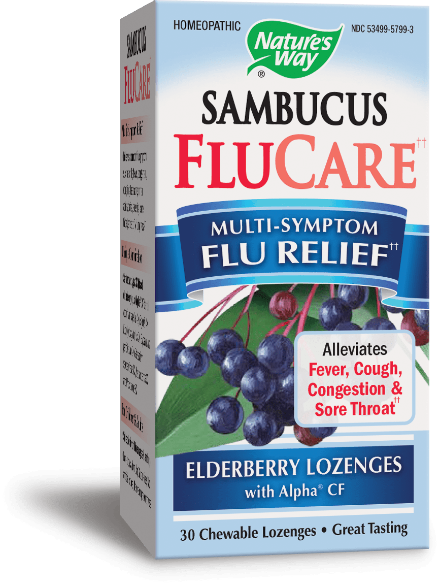 Nature's Way Sambucus FluCare Lozenge, 30 Ct