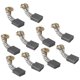 thumbnail image 1 of 10 Pcs Power Tool Carbon Brushes 18 x 16 x 7mm CB203 for, 1 of 5
