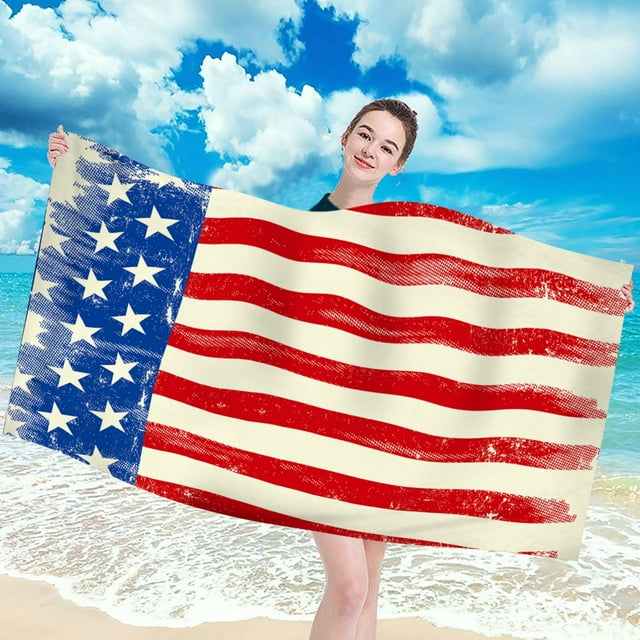 Fiudx Toalla de Playa de Microfibra, Ligera y Resistente a La Arena, de Secado Rápido, Suave y Cómoda, Multiusos, Ideal para Viajes, Camping, Natación y Piscina. Tamaño: 68 X 140 Cm.