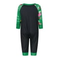 thumbnail image 3 of Co.MMehjri Family Matching Christmas Pajamas, Baby Romper/Christmas Tree Snowflake Print Long Sleeve Tops Pants Sleepwear Set, 3 of 9