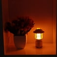 thumbnail image 4 of Linterna LED recargable Naiovety con lámpara de llama y altavoz Bluetooth Blanco, 4 of 6