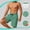 Green, variant on Men's Water-Resistant Quick-Dry Lined Shorts with Drawstring Elastic Waist and Side Pockets, Casual Summer Swim Trunks & Athletic Half Shorts Khaki S