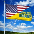 thumbnail image 2 of Flagwix US Ukraine Grommet Flag Stand With Ukraine DDH3333GF - 3x5 ft., With Flag Pole Rings, 2 of 6